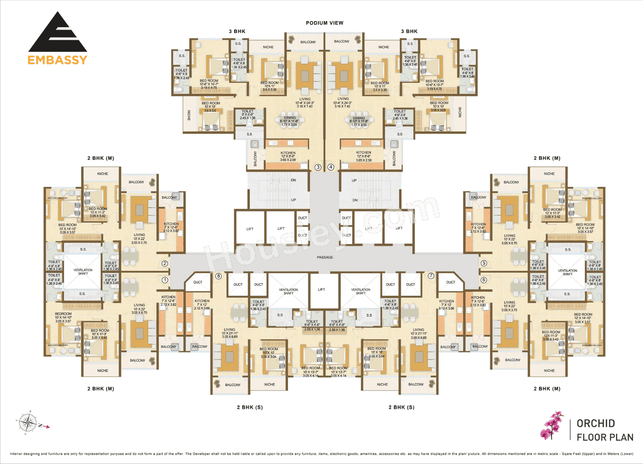Embassy Park Floor plan 3