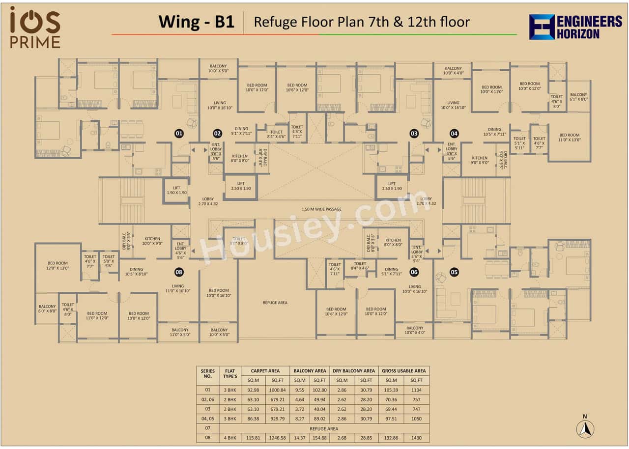 Engineers IOS Prime Floor plan 2