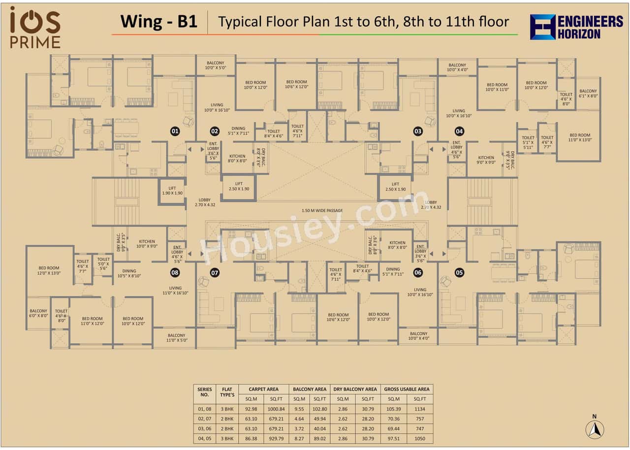 Engineers IOS Prime Floor plan 3