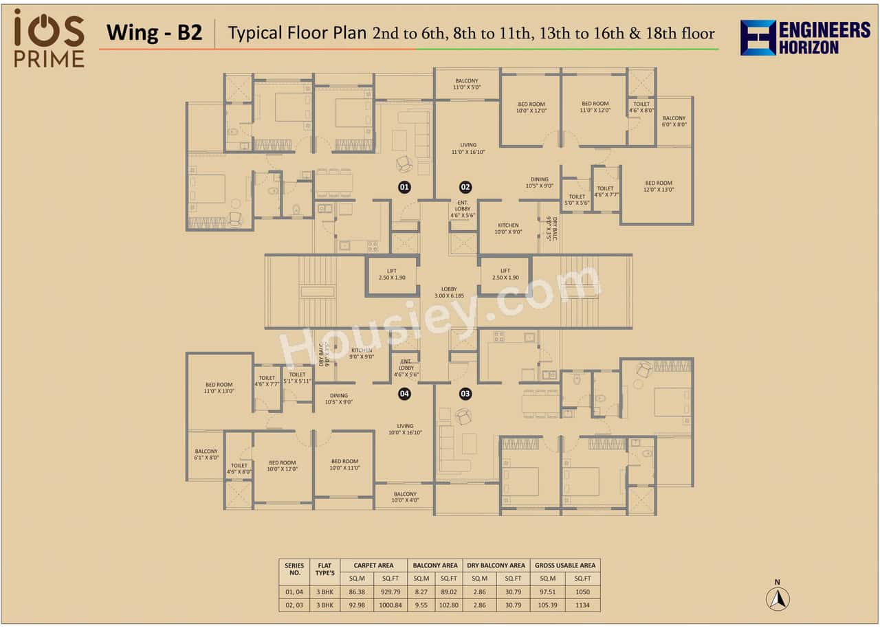 Engineers IOS Prime Floor plan 5