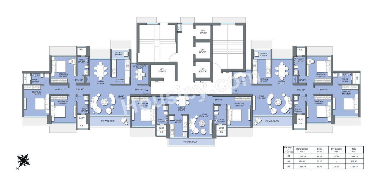 Eon One Floor Plan
