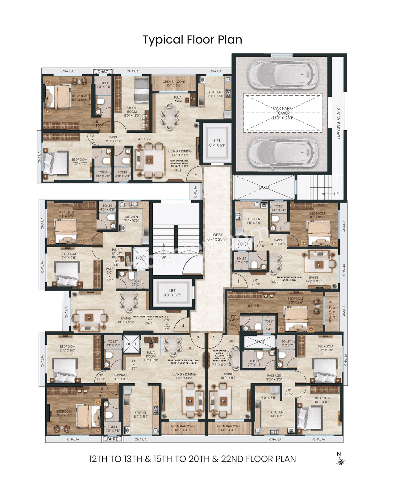 Gagangiri Anvaya Floor plan 4