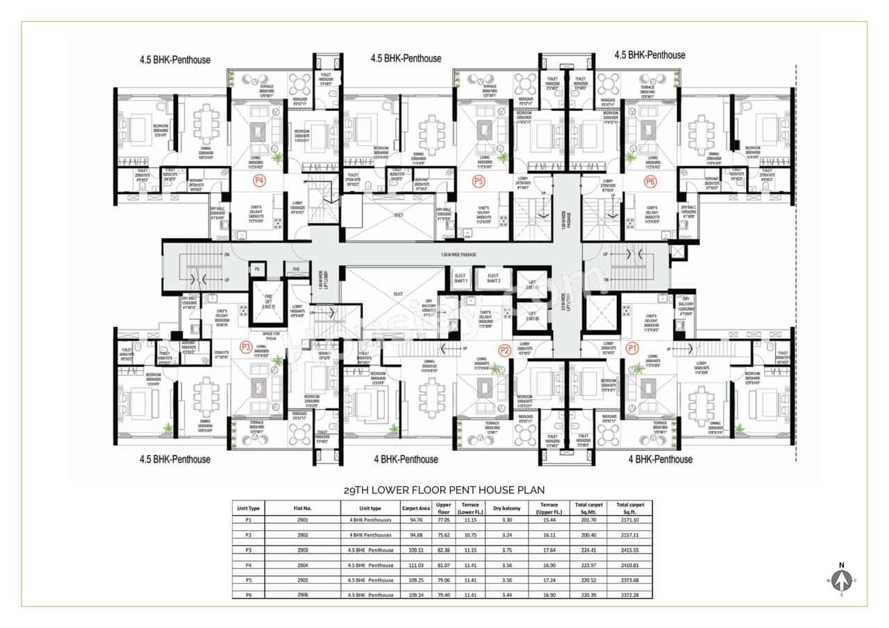 Ganga Imperia Floor plan 3