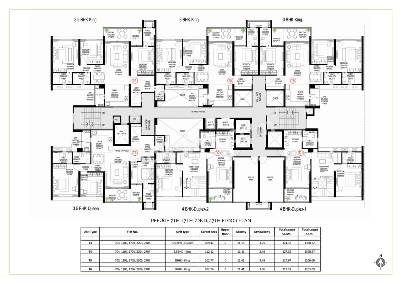 Ganga Imperia Floor plan 5
