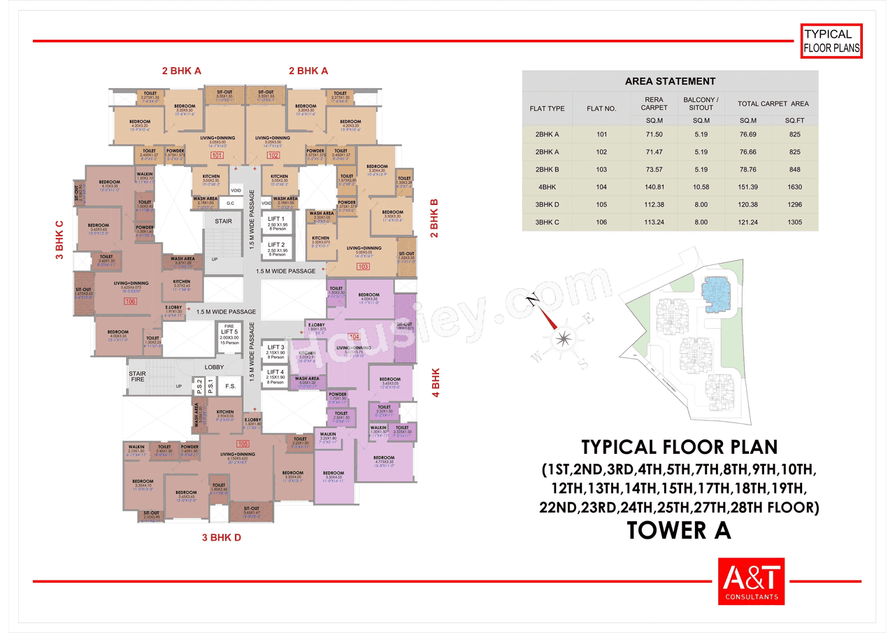 GK Sindhu Skies Floor plan 3
