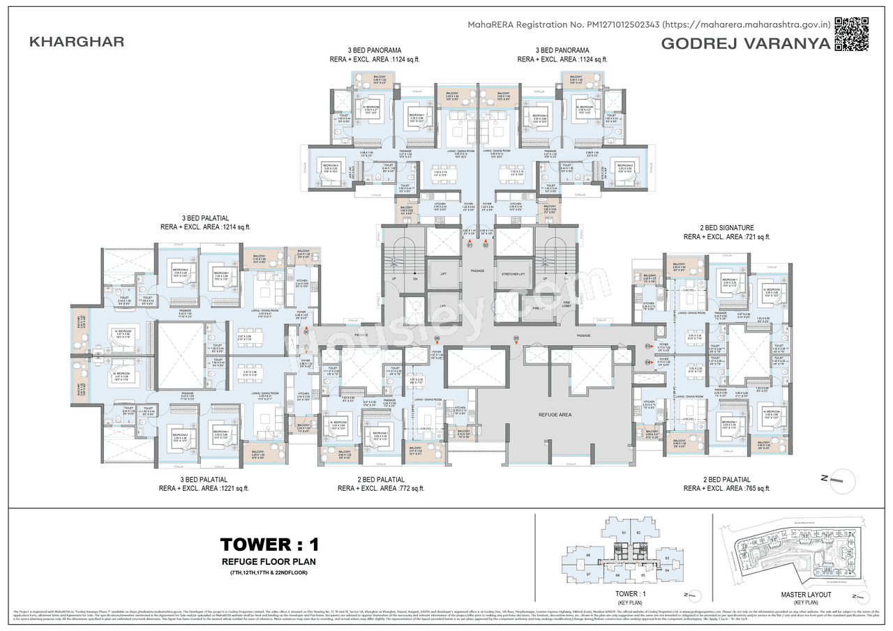 Godrej Varanya Floor plan 1