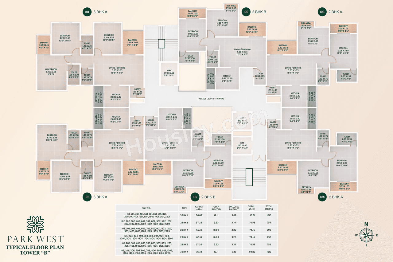 Hapse Park West Floor plan 3