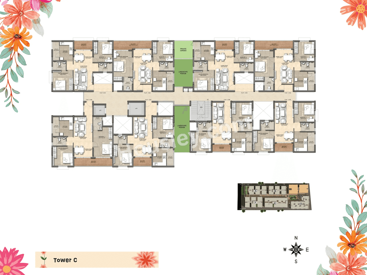 HiLiving Evita Floor plan 3