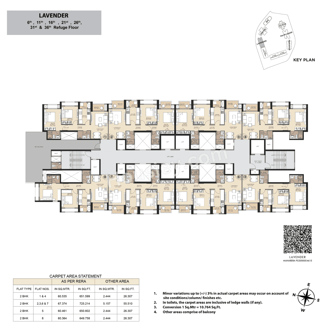 Hiranandani Fortune City Floor plan 4