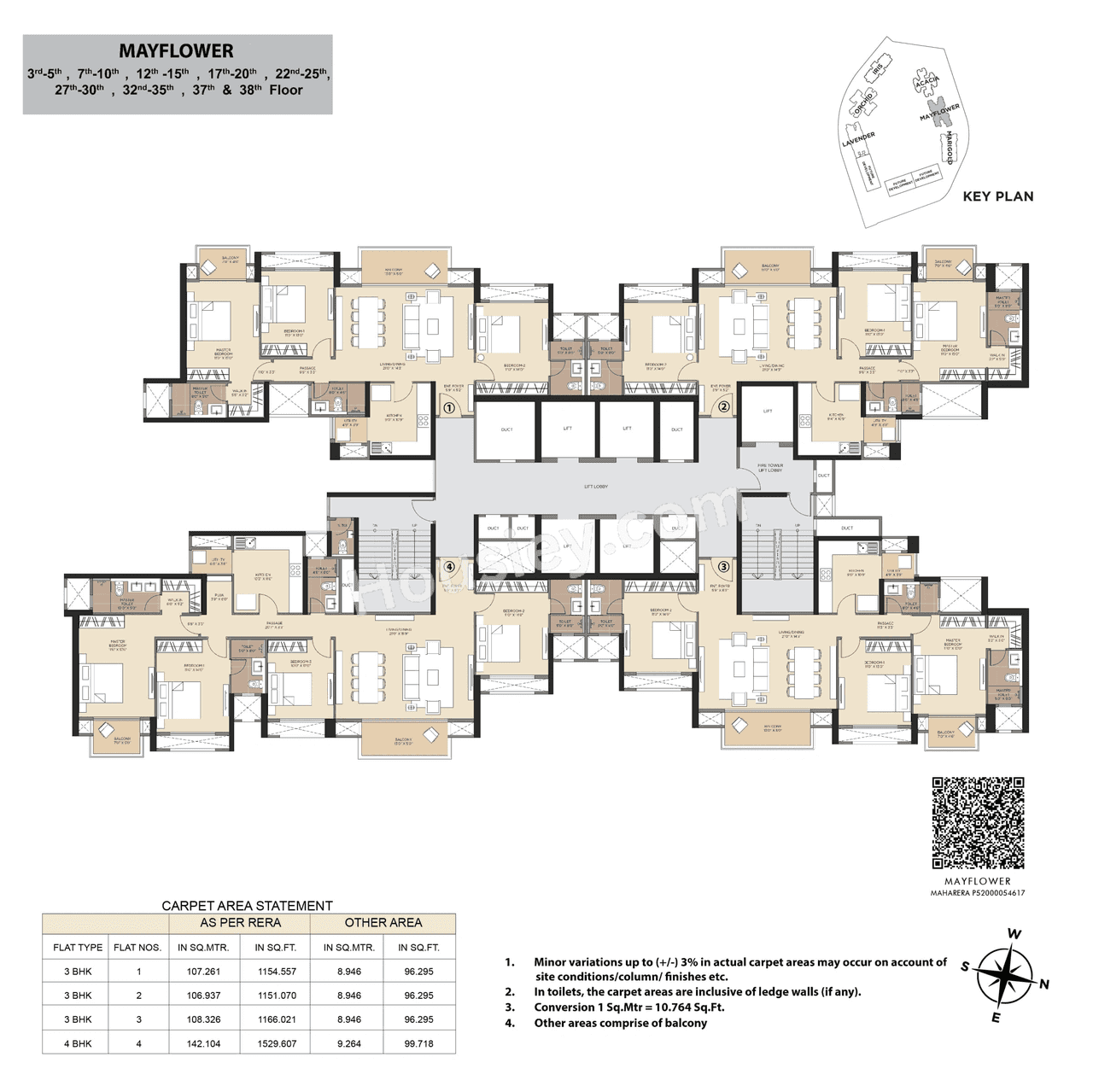Hiranandani Fortune City Floor plan 7