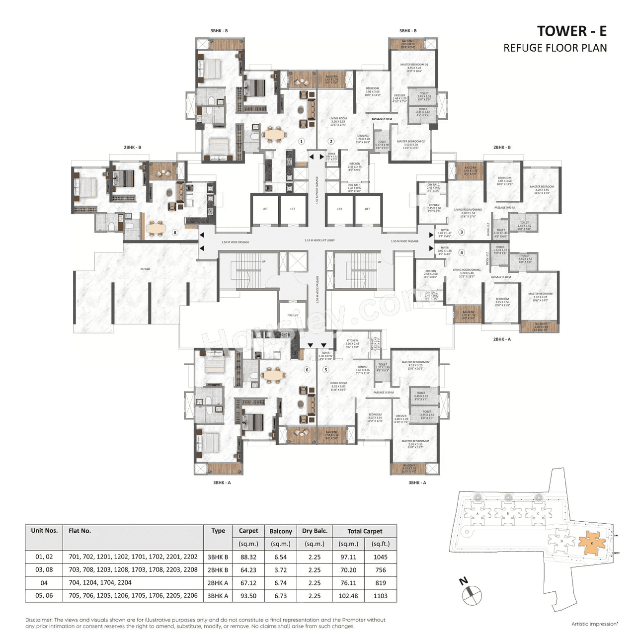 Hiranandani & Krisala Everlyn Floor plan 2