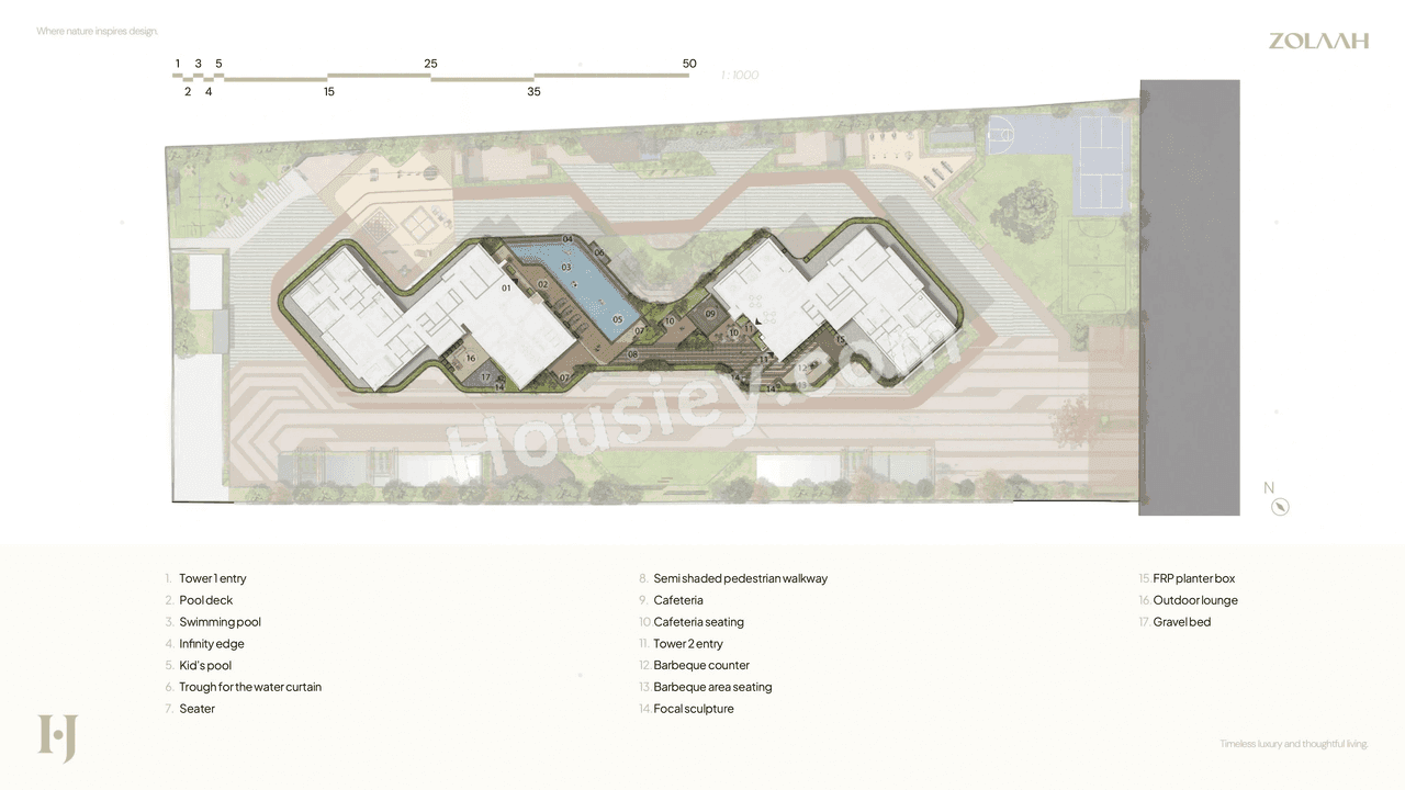 Houze of jindal Zolaah Floor Plan