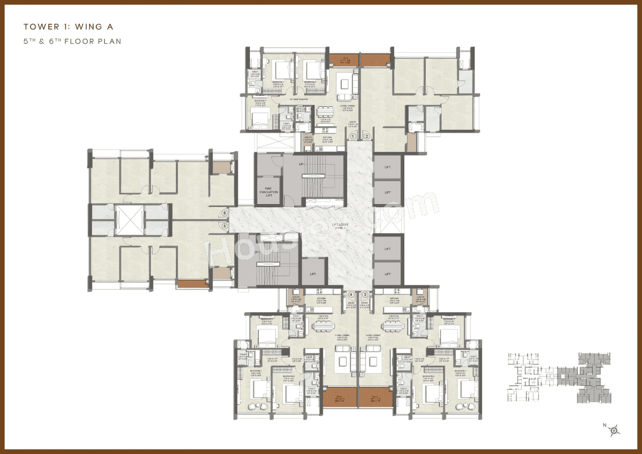 Kalpataru Vian Floor plan 5