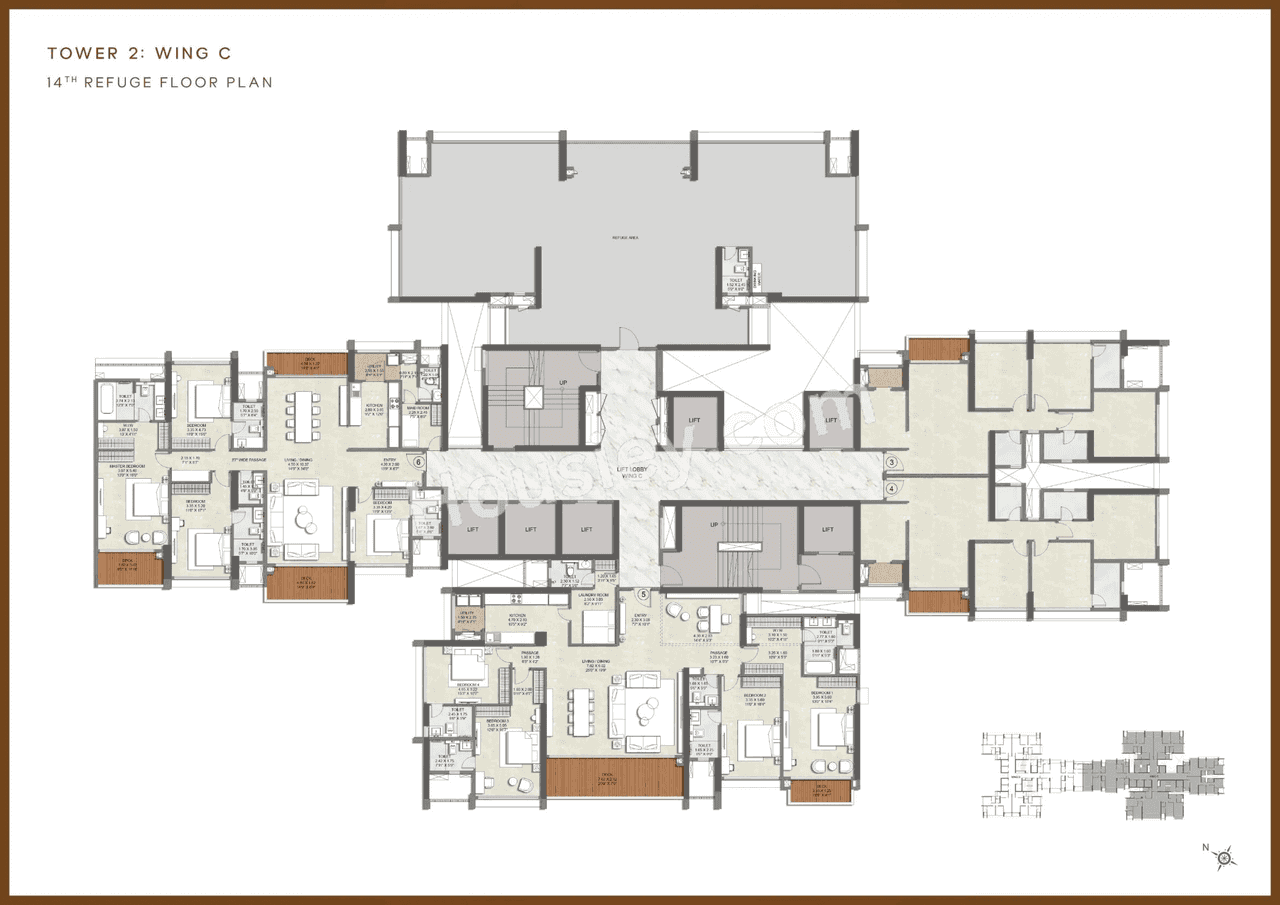 Kalpataru Vian Floor plan 12