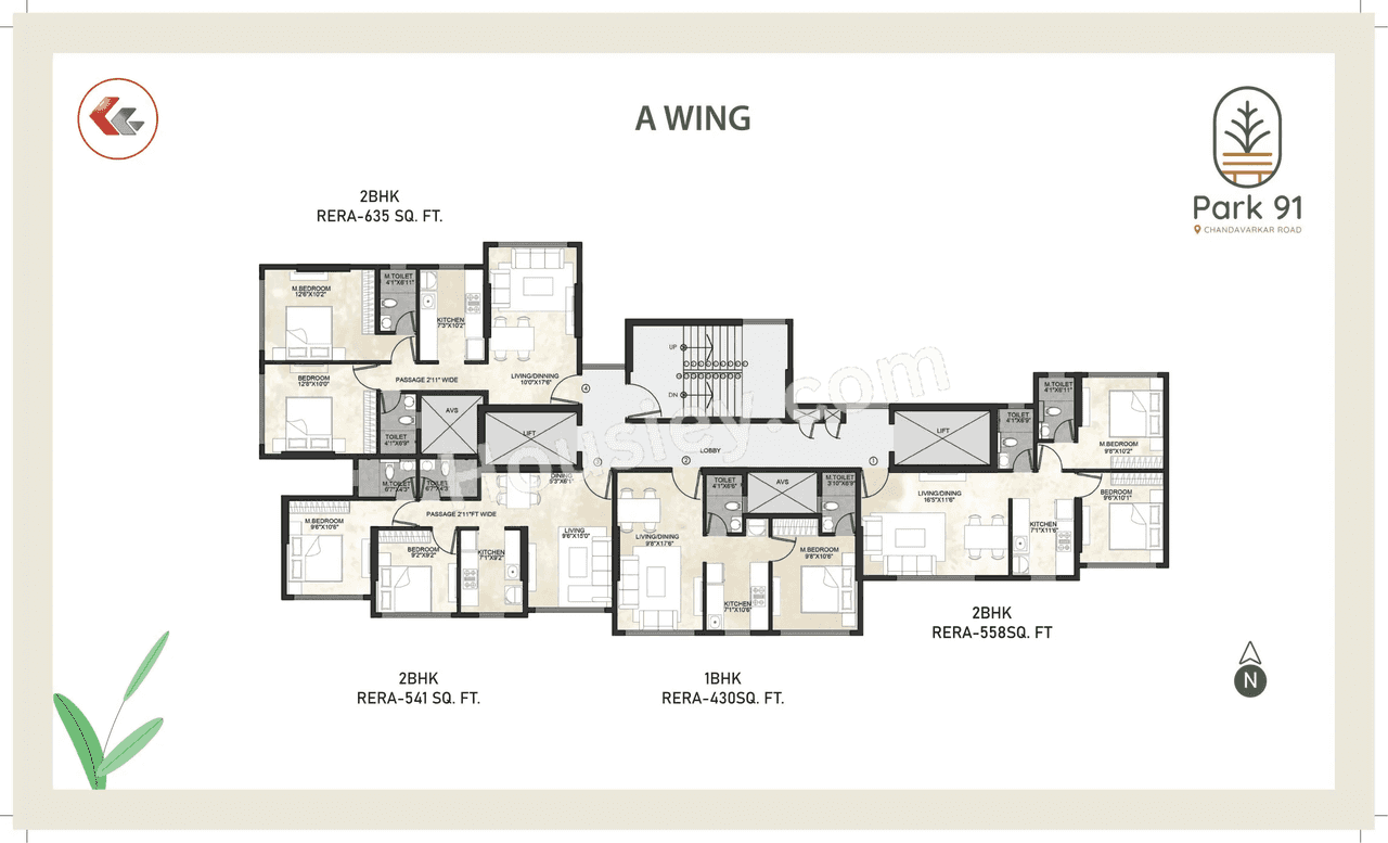 Kaustubh Park 91 Floor plan 3