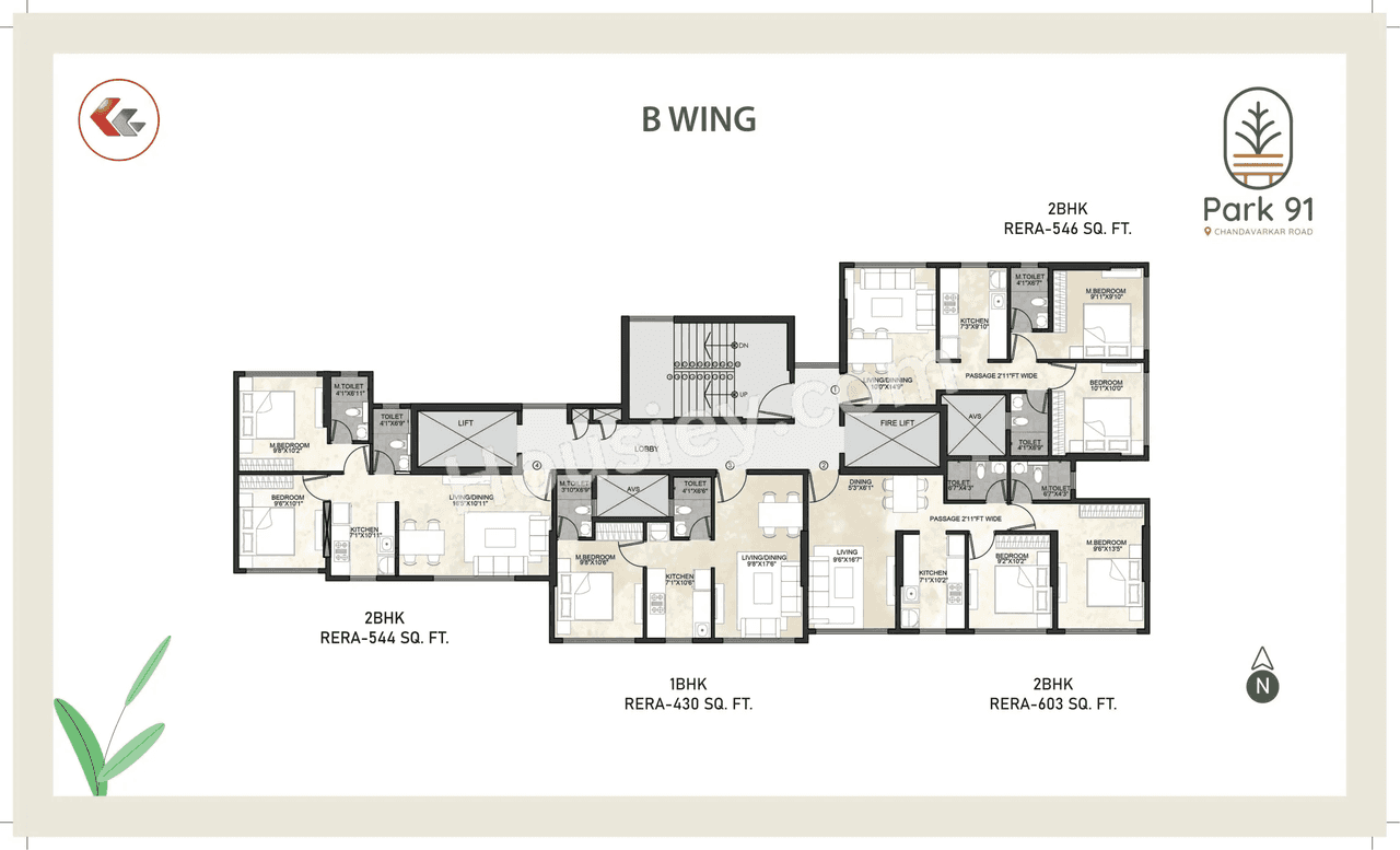 Kaustubh Park 91 Floor plan 4
