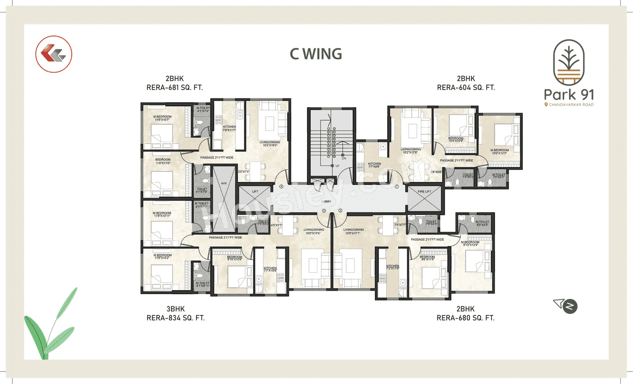 Kaustubh Park 91 Floor plan 5