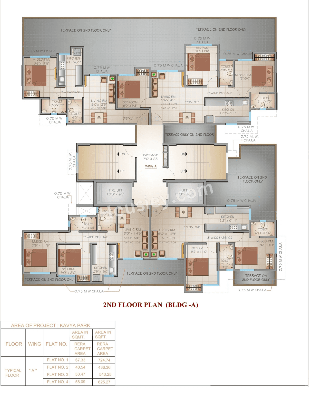 Kavya Park One Floor plan 1