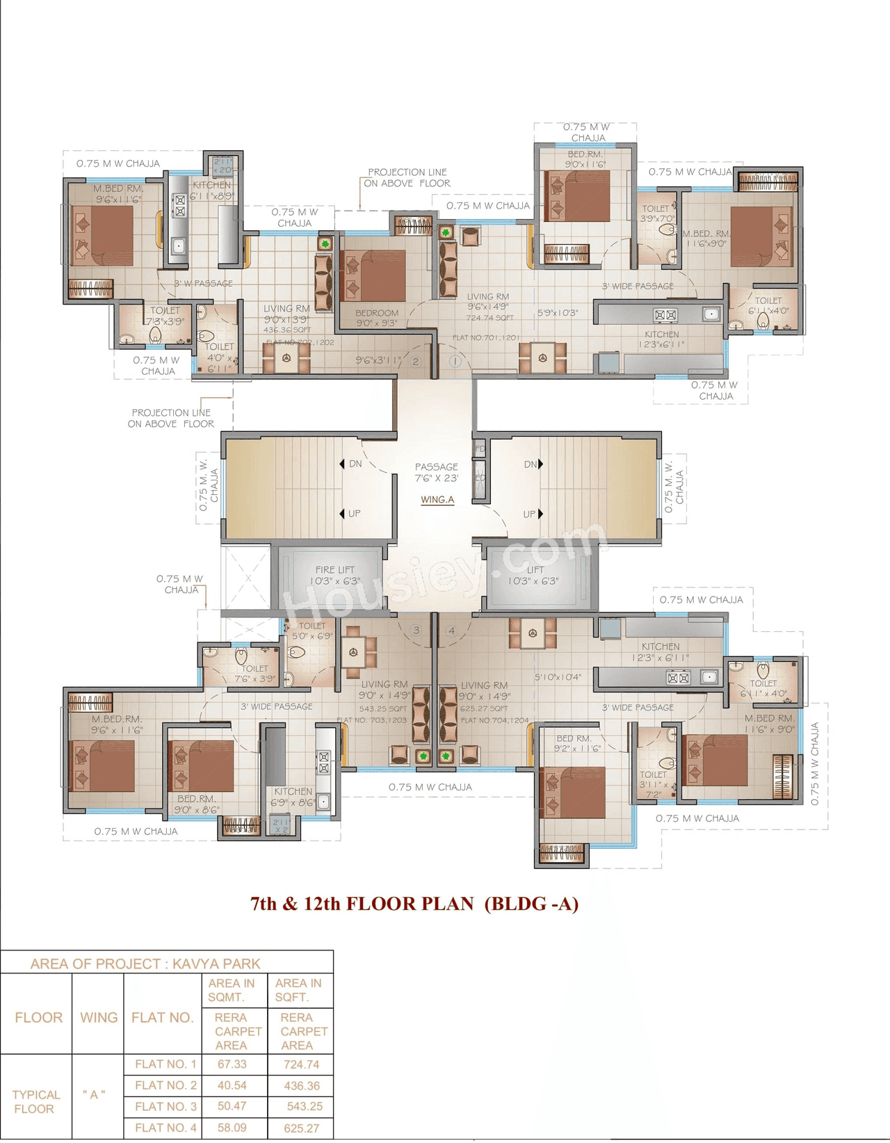 Kavya Park One Floor plan 4