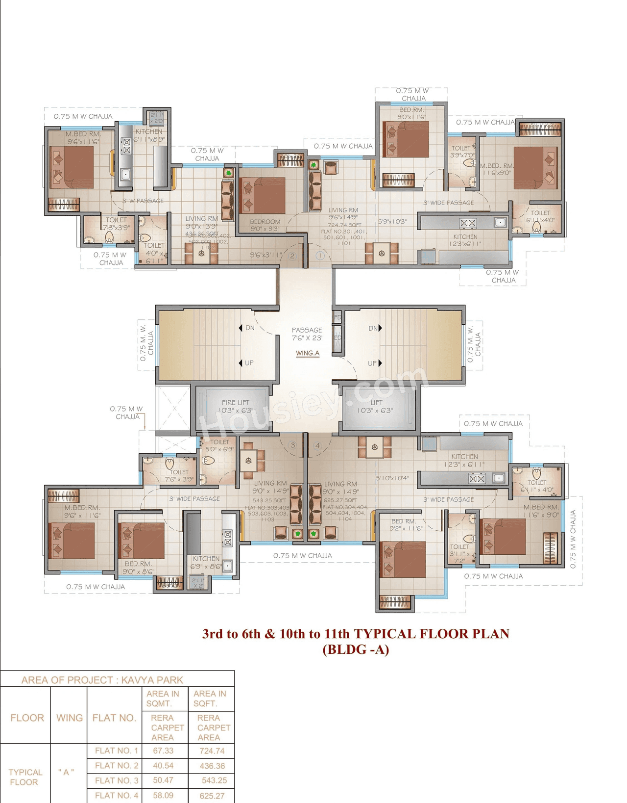 Kavya Park One Floor plan 6