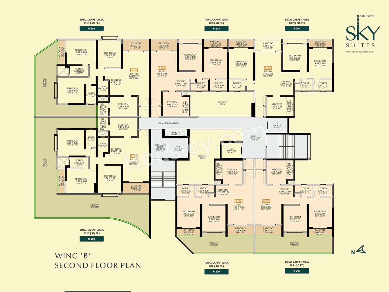 Keys Arihant SkySuites Floor plan 1