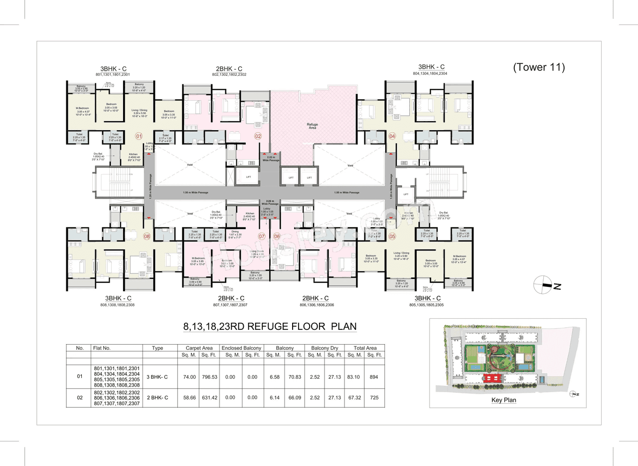 Kohinoor Central Park Floor plan 3