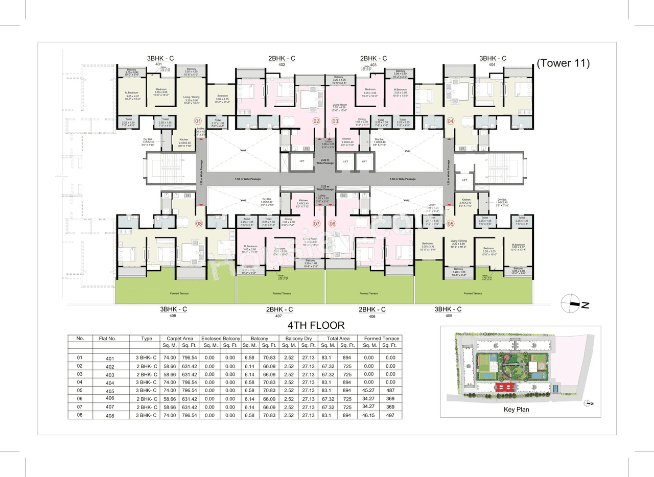 Kohinoor Central Park Floor plan 4