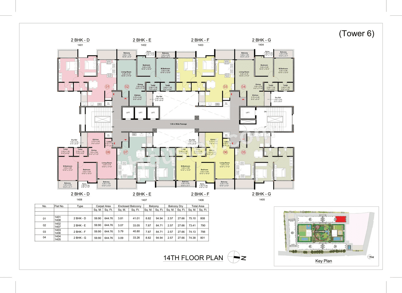 Kohinoor Central Park Floor plan 9