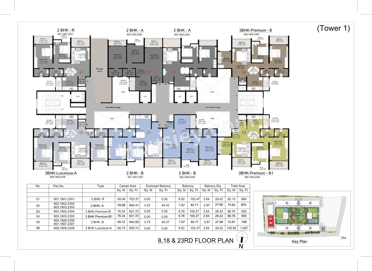 Kohinoor Central Park Floor plan 15