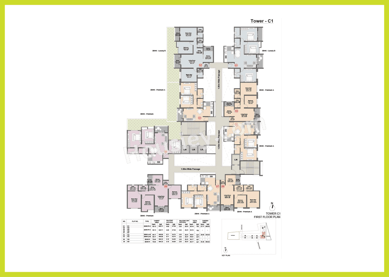 Kohinoor Famville Floor plan 8