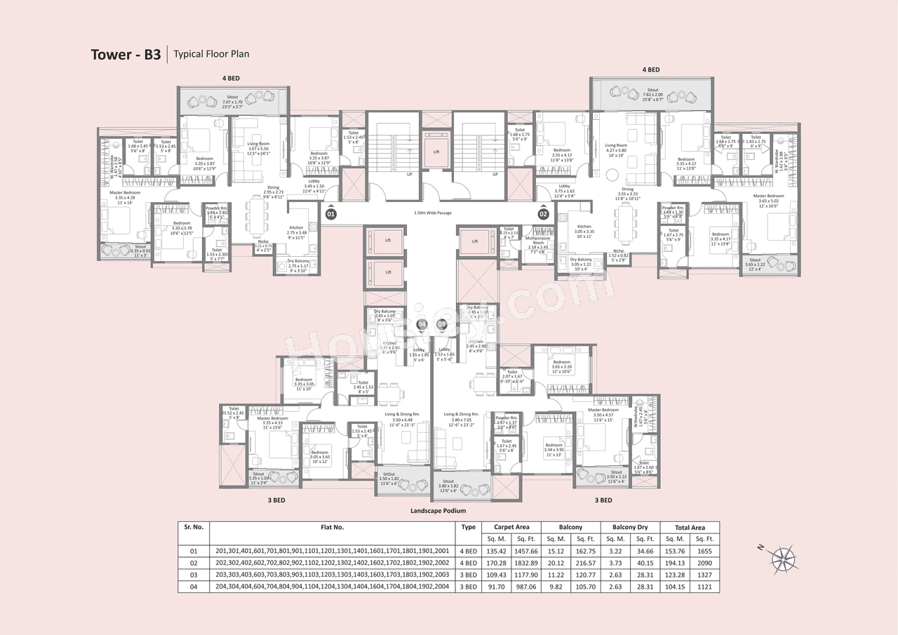 Kohinoor Satori Floor plan 1