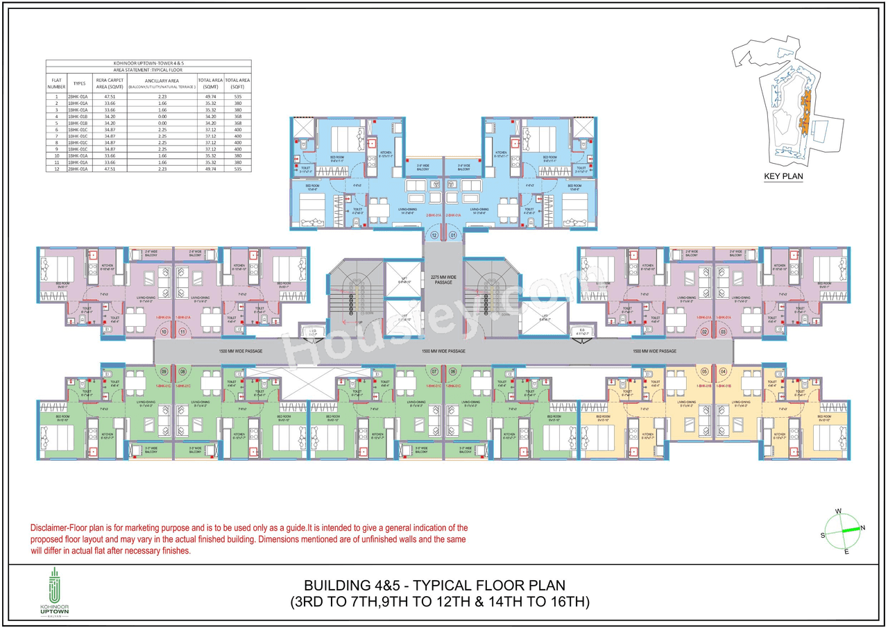 Kohinoor Uptown Floor plan 4