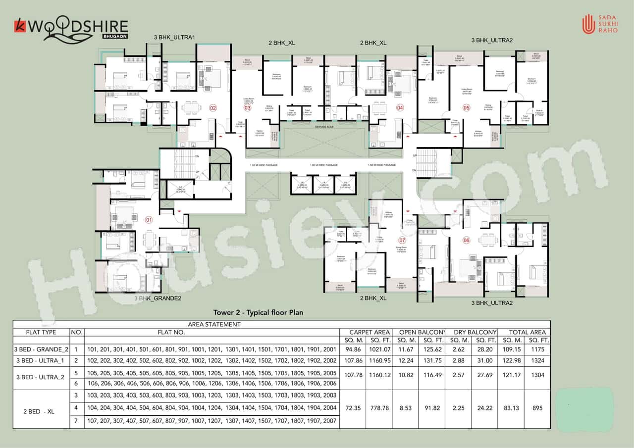 Kohinoor Woodshire Floor plan 4
