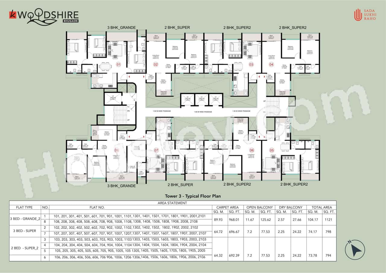 Kohinoor Woodshire Floor plan 5