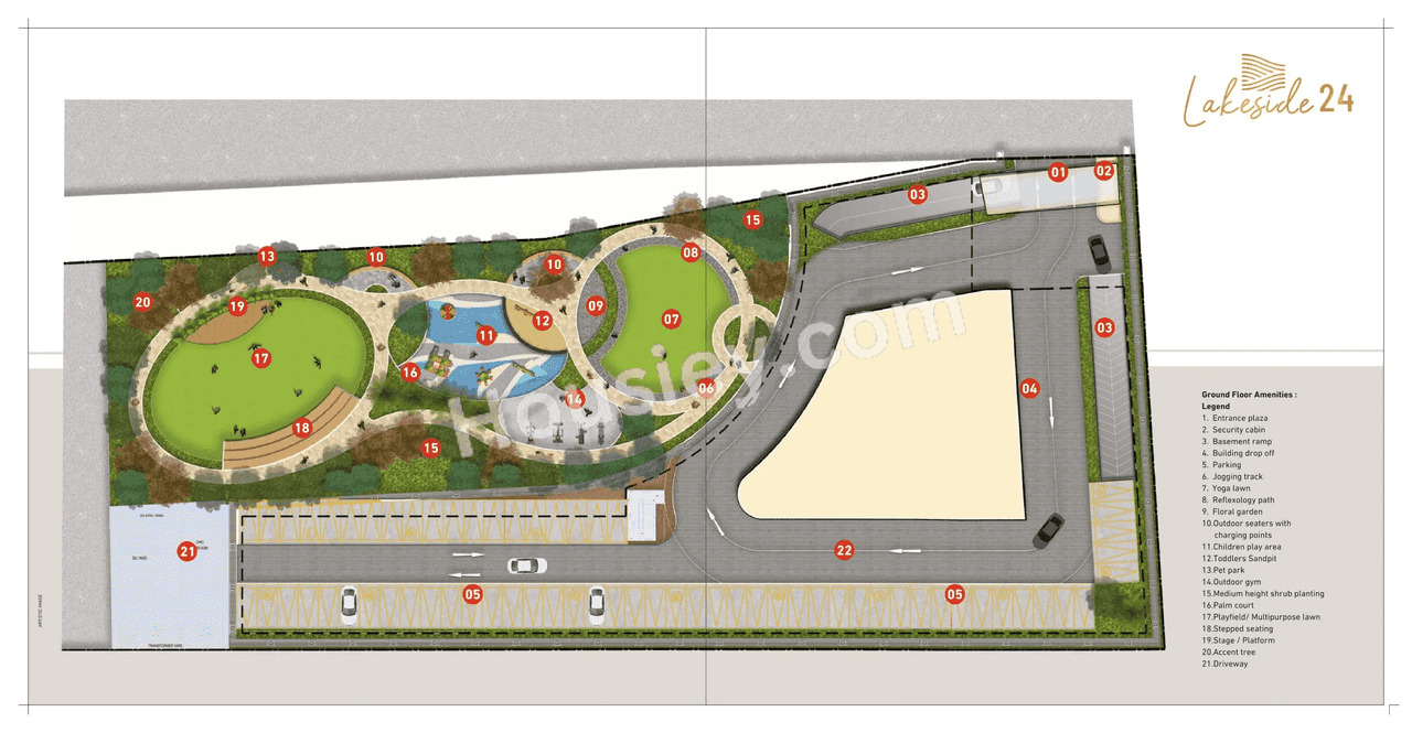 Kolte Patil Lakeside 24 Floor Plan