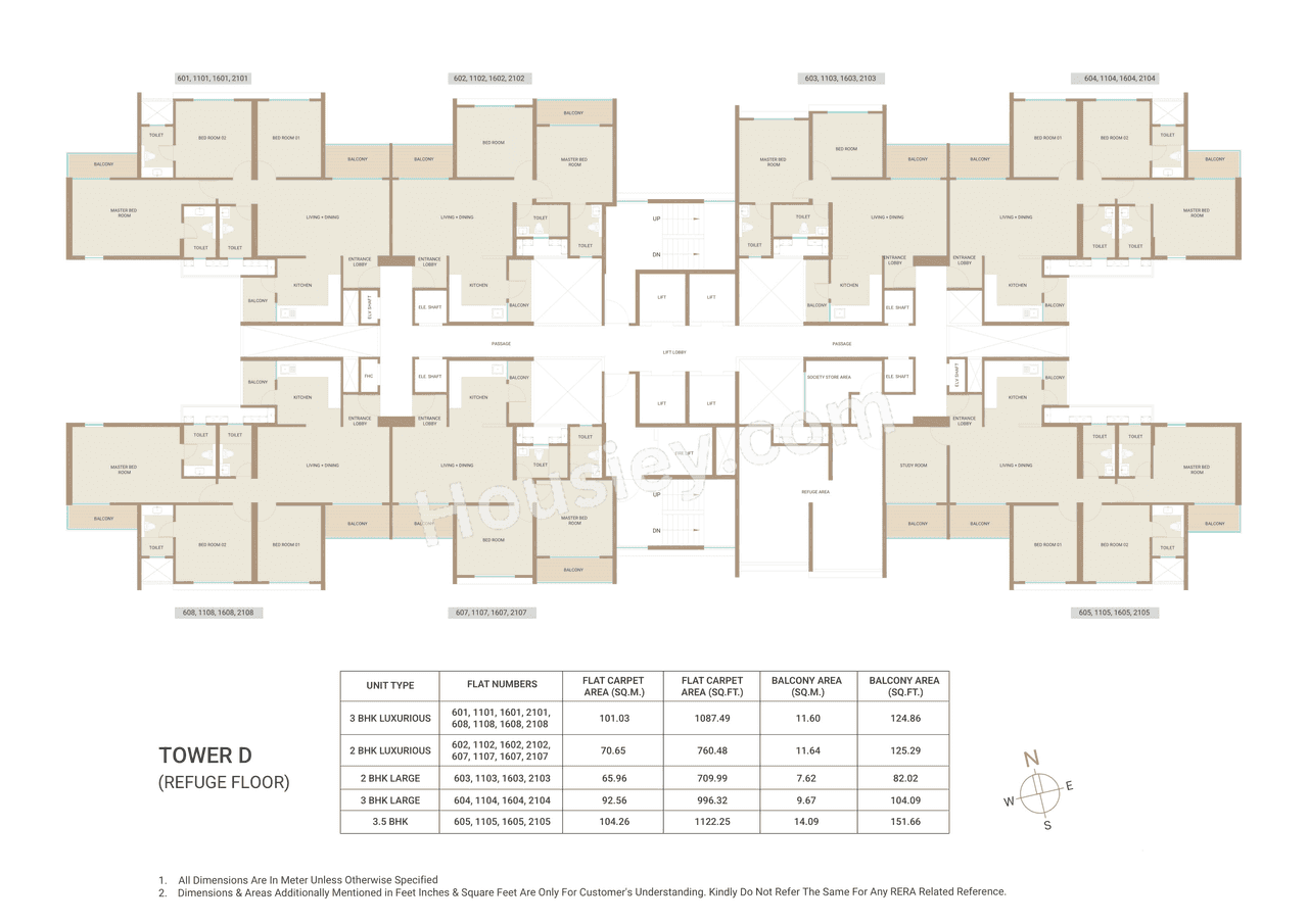 Kolte Patil Qrious Floor plan 2