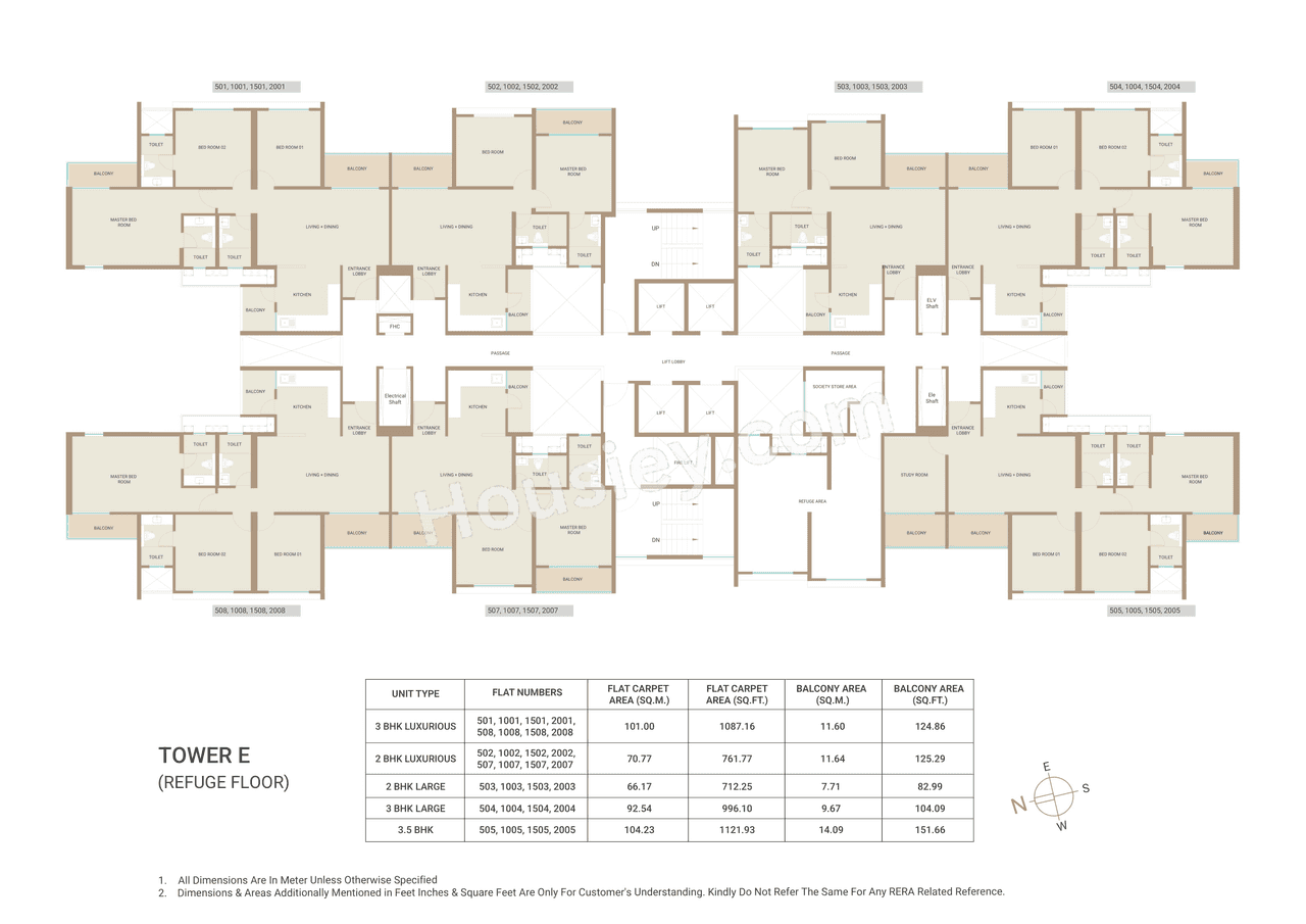 Kolte Patil Qrious Floor plan 5