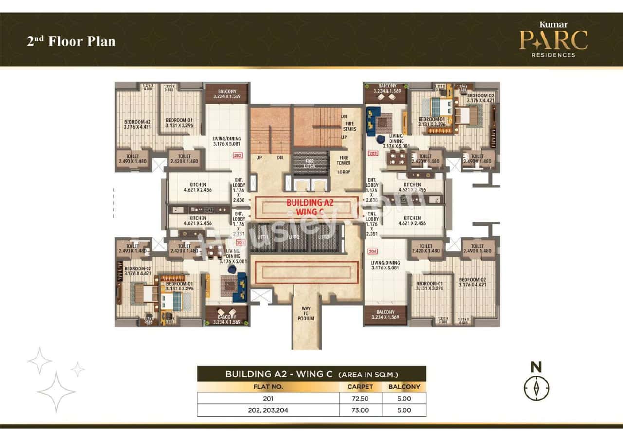Kumar Parc Residences Floor plan 11