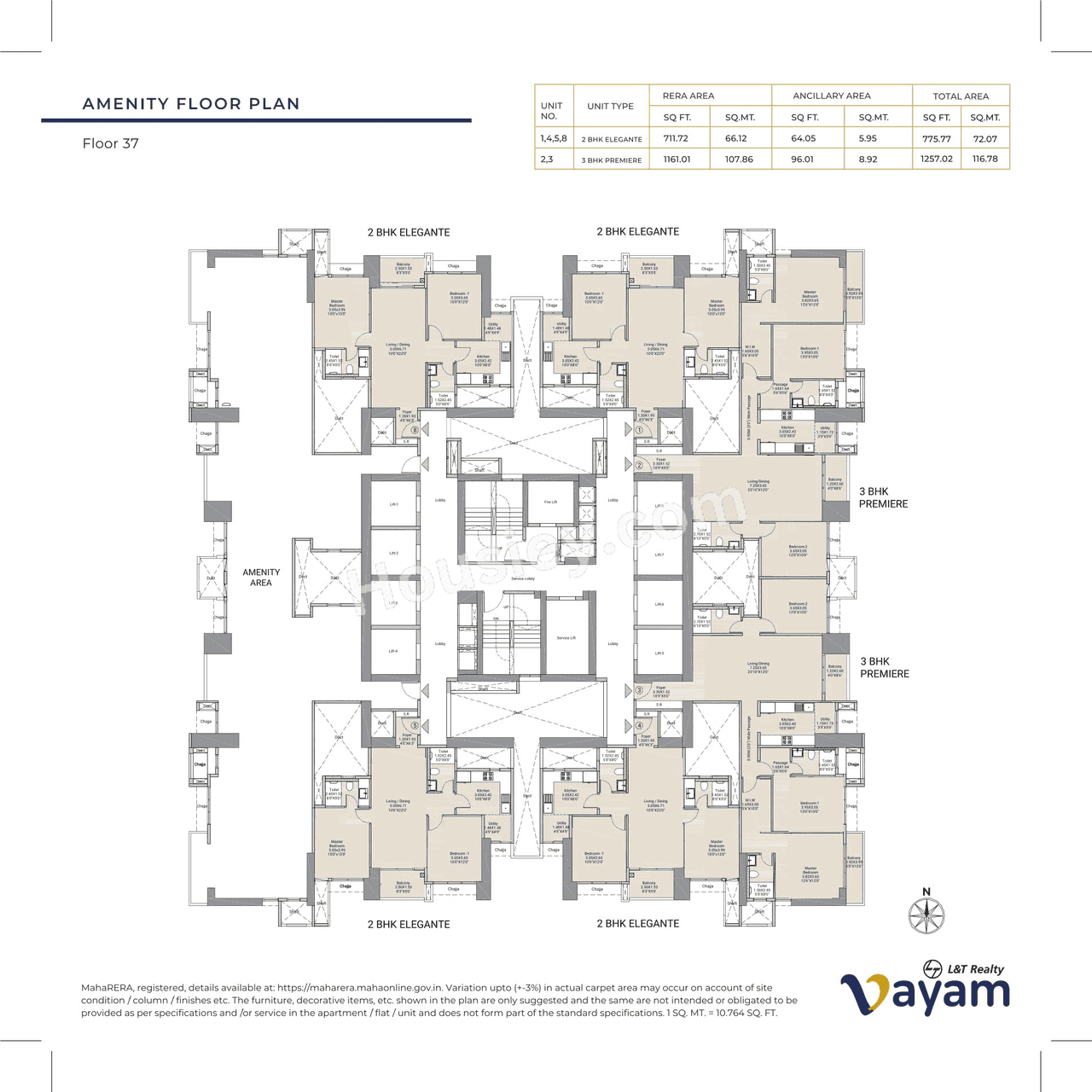 L&T Vayam Floor plan 4