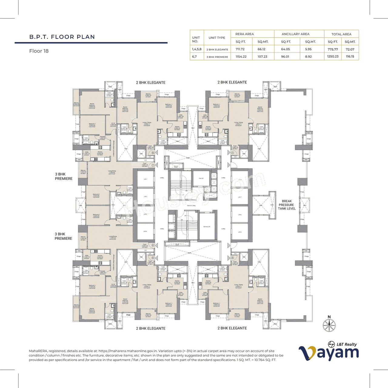 L&T Vayam Floor plan 6