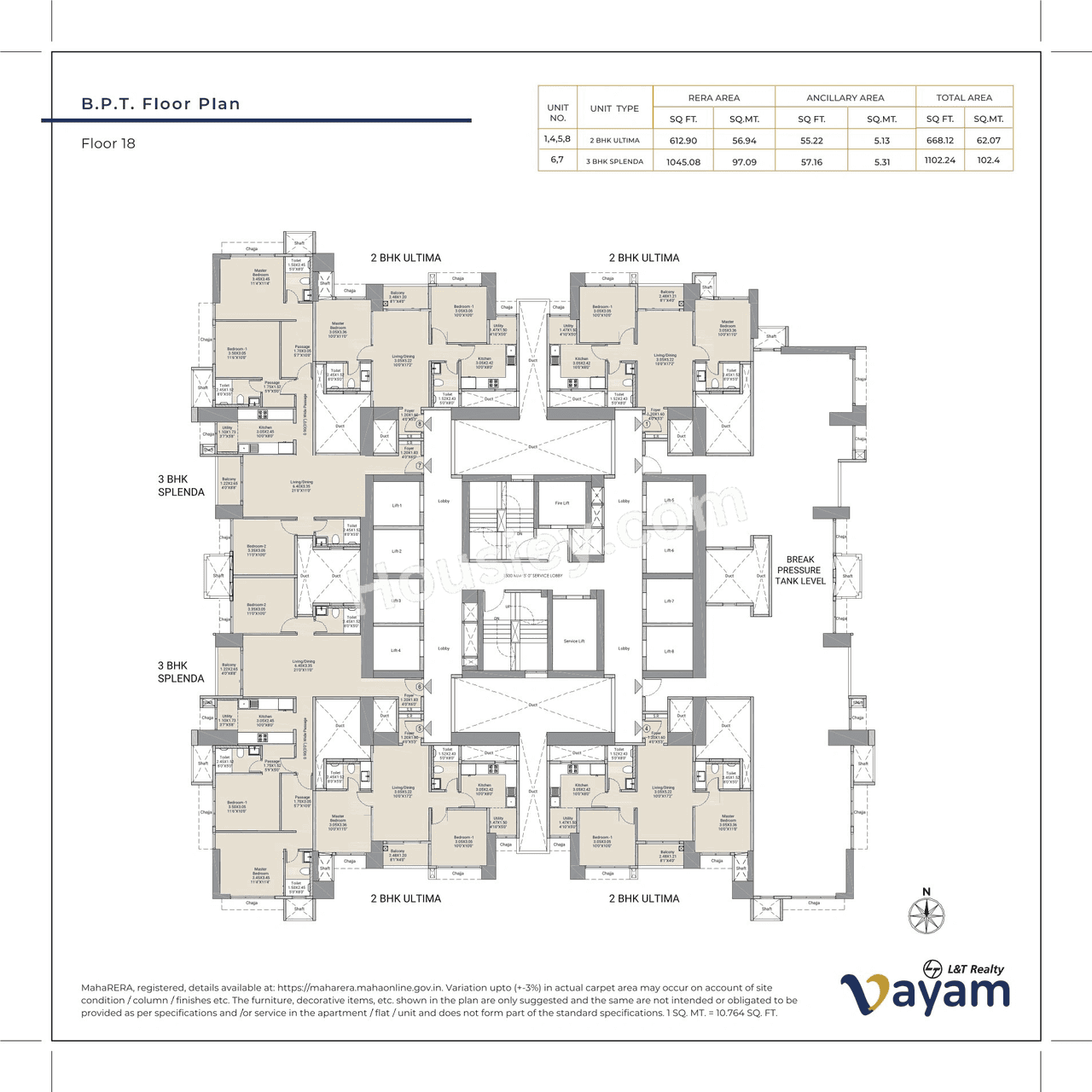 L&T Vayam Floor plan 10