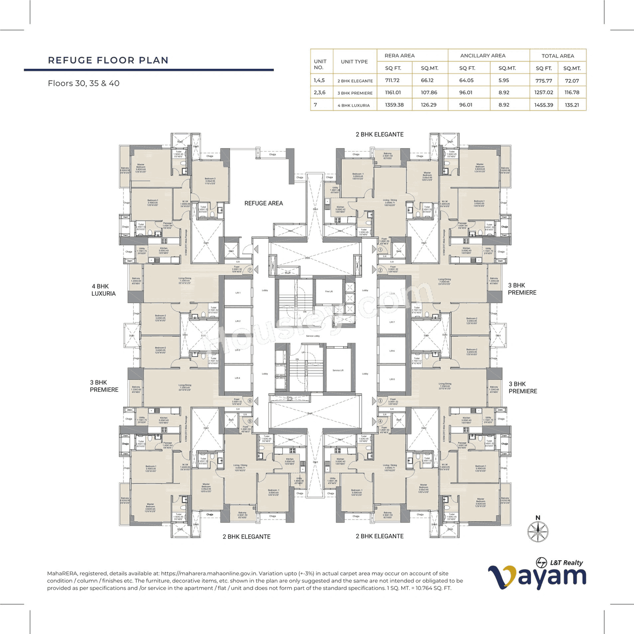 L&T Vayam Floor plan 12
