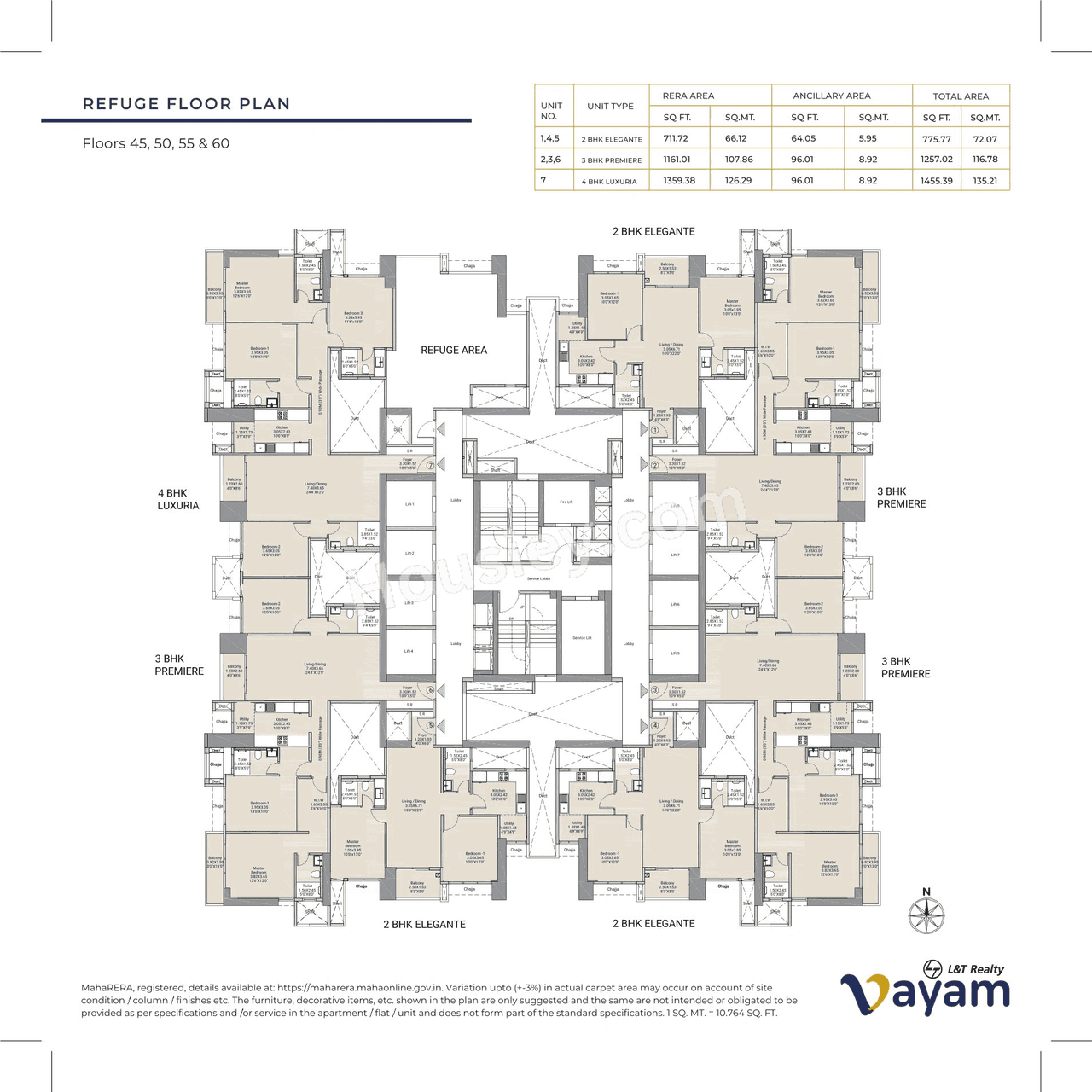 L&T Vayam Floor plan 13