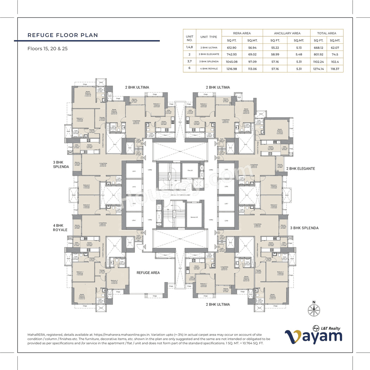 L&T Vayam Floor plan 14