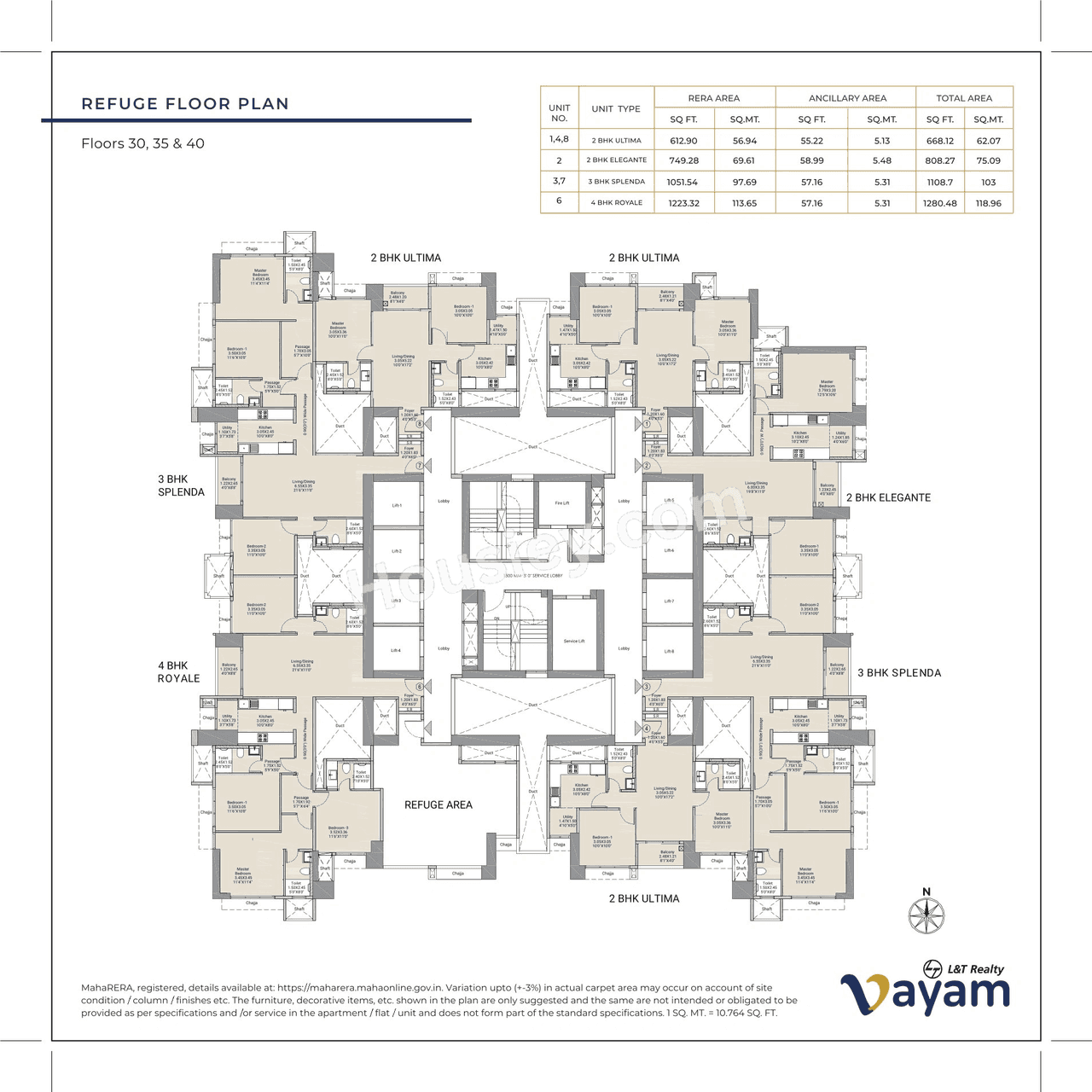 L&T Vayam Floor plan 15
