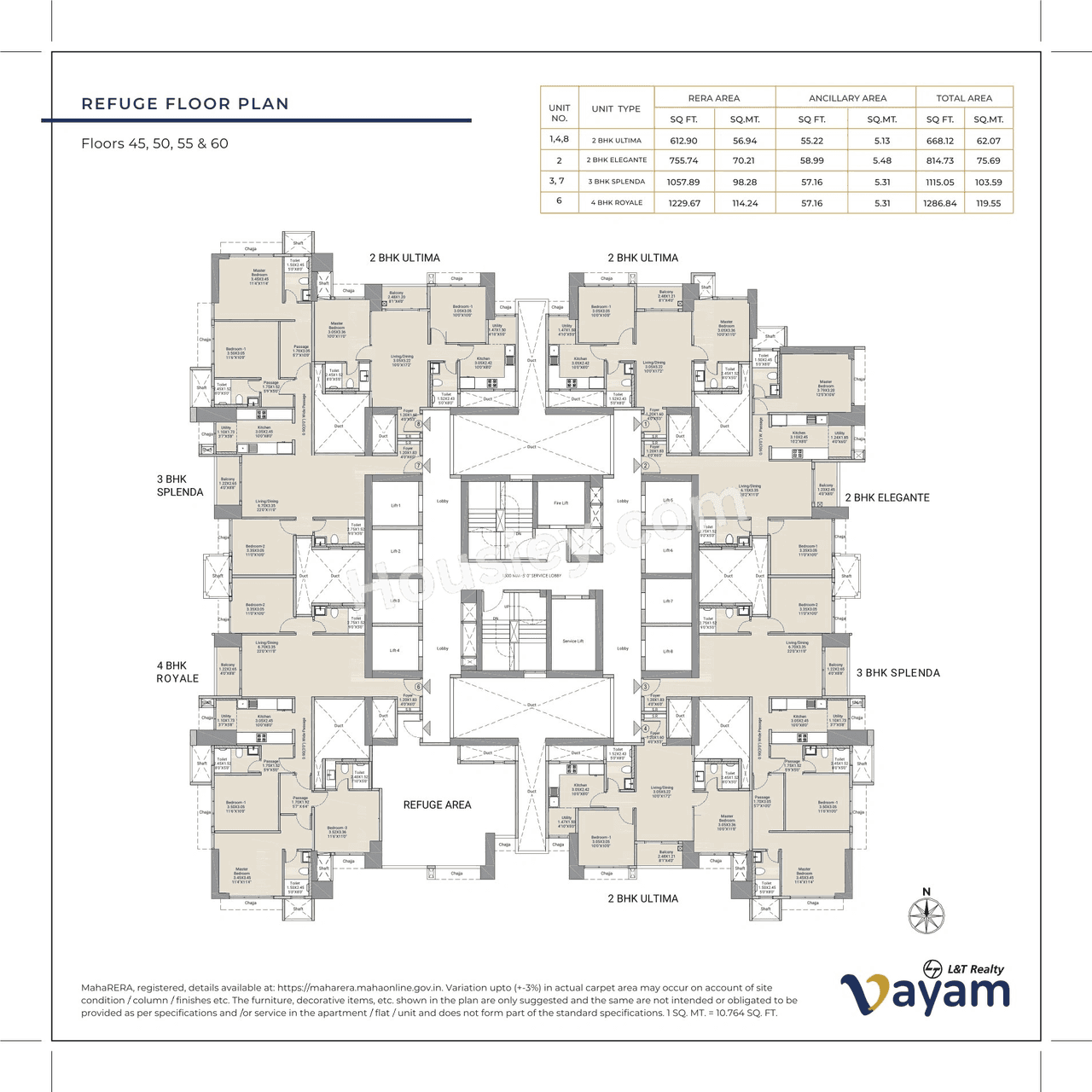 L&T Vayam Floor plan 16