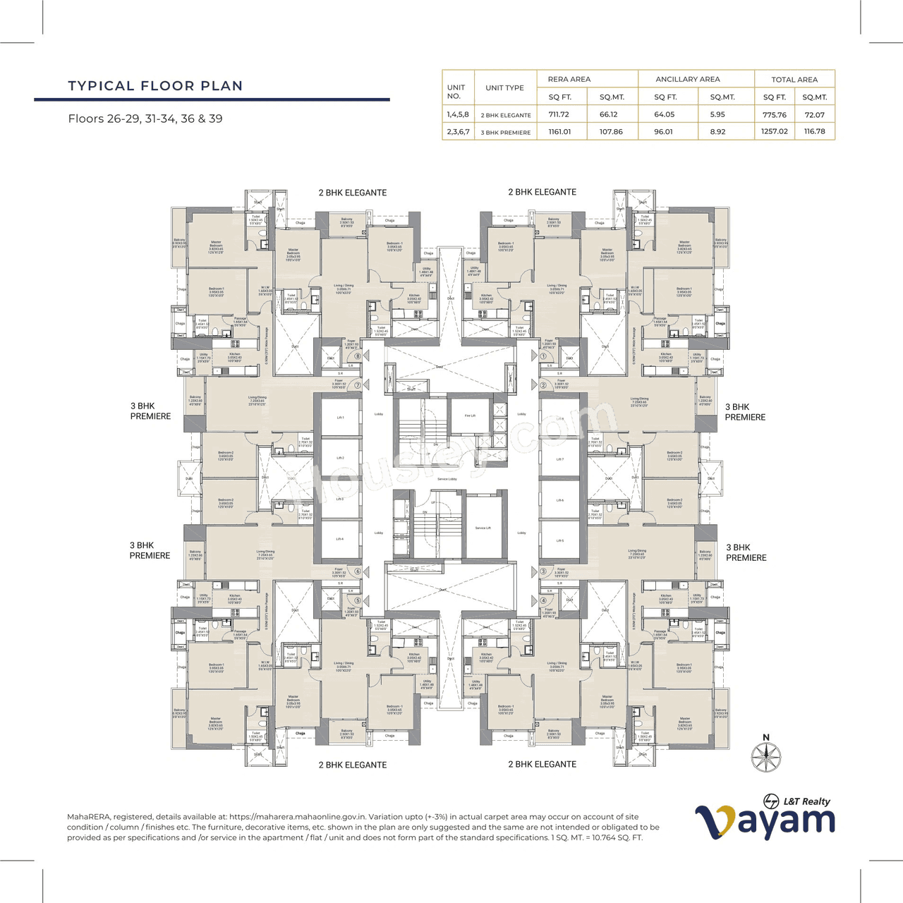 L&T Vayam Floor plan 19