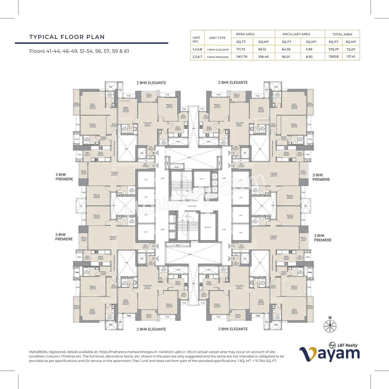 L&T Vayam Floor plan 20