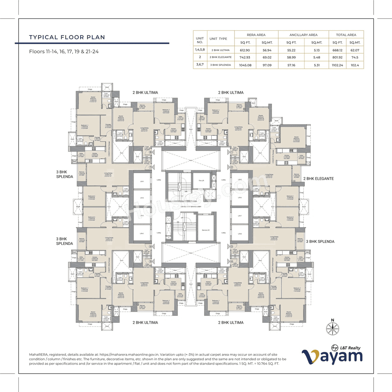 L&T Wagle Floor plan 20