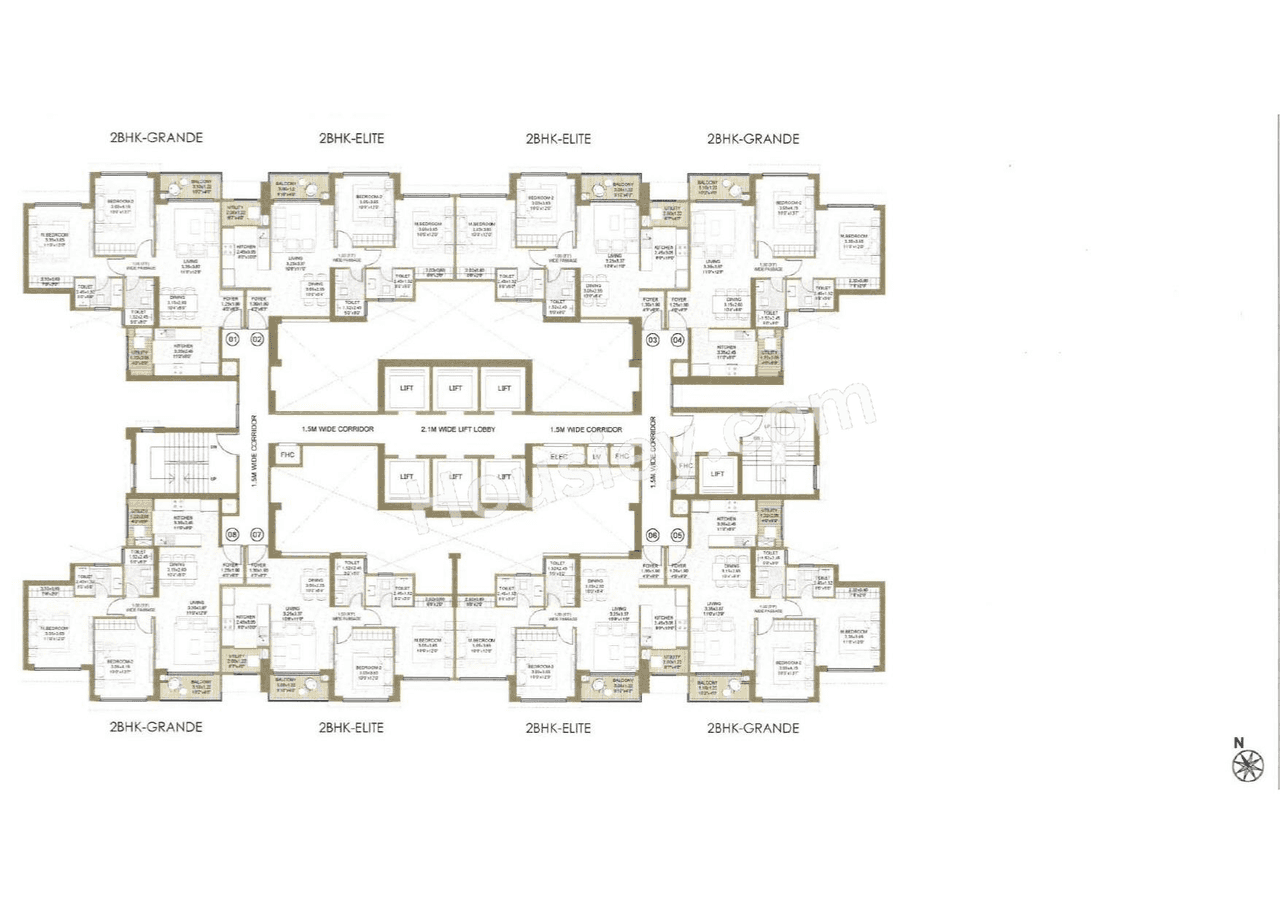 L&T Crestoria Estate Floor plan 3